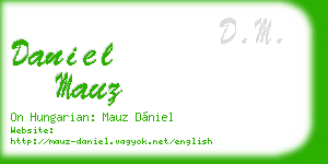 daniel mauz business card